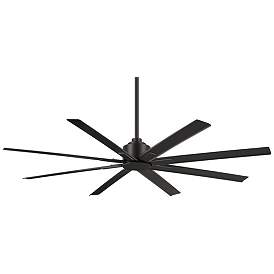 Image2 of 65" Minka Aire Xtreme H2O Coal Black Wet Rated Ceiling Fan with Remote