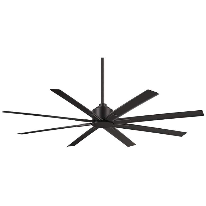 Image 2 65 inch Minka Aire Xtreme H2O Coal Black Wet Rated Ceiling Fan with Remote