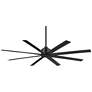 65" Minka Aire Xtreme H2O Coal Black Wet Rated Ceiling Fan with Remote