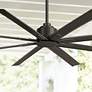65" Minka Aire Xtreme H2O Coal Black Wet Rated Ceiling Fan with Remote