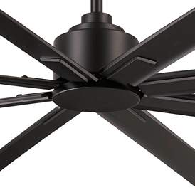 Image3 of 65" Minka Aire Xtreme H2O Coal Black Wet Rated Ceiling Fan with Remote more views