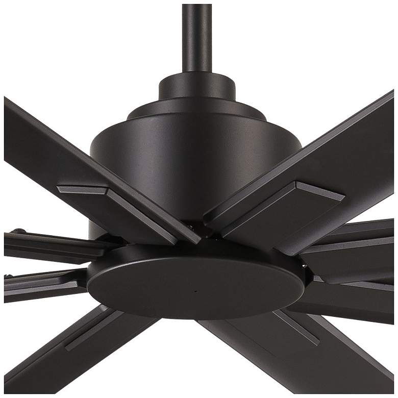 Image 3 65 inch Minka Aire Xtreme H2O Coal Black Wet Rated Ceiling Fan with Remote more views