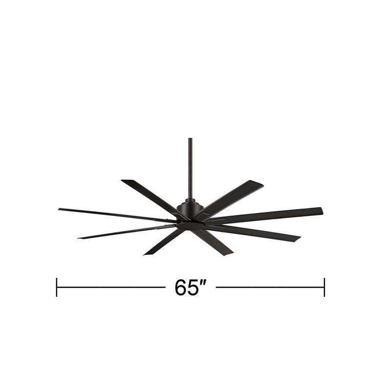 Image 6 65 inch Minka Aire Xtreme H2O Coal Black Wet Rated Ceiling Fan with Remote more views