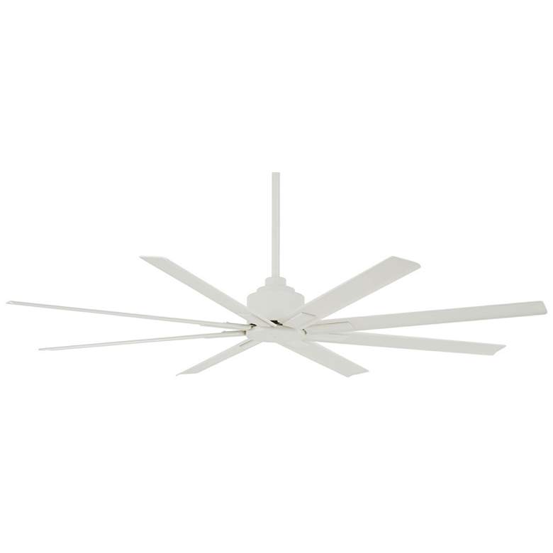 Image 2 65" Minka Aire Xtreme H2O Flat White Wet Ceiling Fan with Remote