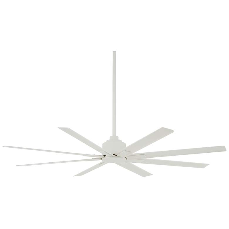Image 2 65" Minka Aire Xtreme H2O Flat White Wet Ceiling Fan with Remote