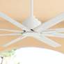 65" Minka Aire Xtreme H2O Flat White Wet Ceiling Fan with Remote