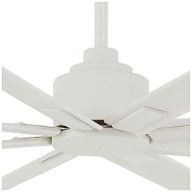 Image3 of 65" Minka Aire Xtreme H2O Flat White Wet Ceiling Fan with Remote more views