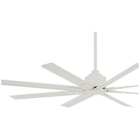 Image4 of 65" Minka Aire Xtreme H2O Flat White Wet Ceiling Fan with Remote more views