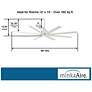 65" Minka Aire Xtreme H2O Flat White Wet Ceiling Fan with Remote