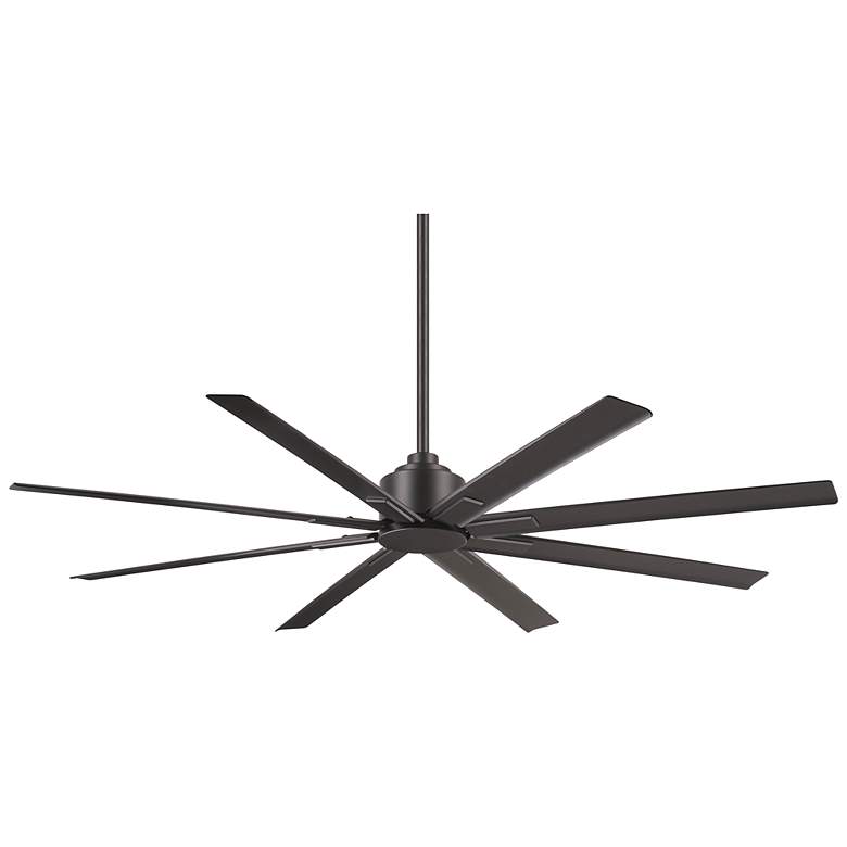 Image 2 65" Minka Aire Xtreme H2O Smoked Iron Wet Ceiling Fan with Remote