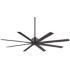65" Minka Aire Xtreme H2O Smoked Iron Wet Ceiling Fan with Remote