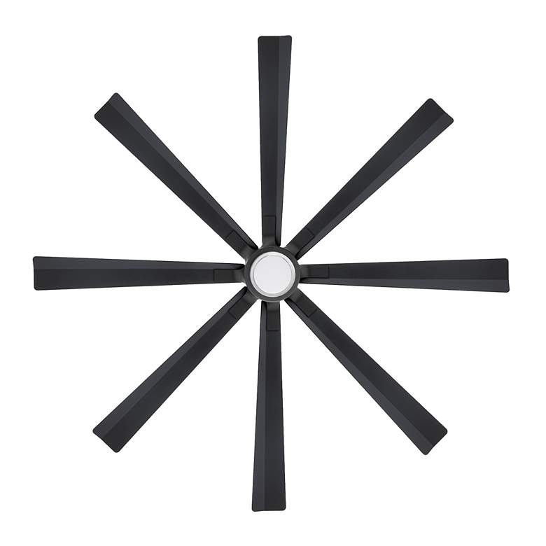 Image 4 65" Modern Forms Size Matters Black Outdoor LED Smart Ceiling Fan more views