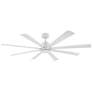 1_65" Modern Forms Size Matters Matte White Outdoor Smart Ceiling Fan