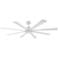 65" Modern Forms Size Matters Matte White Outdoor Smart Ceiling Fan