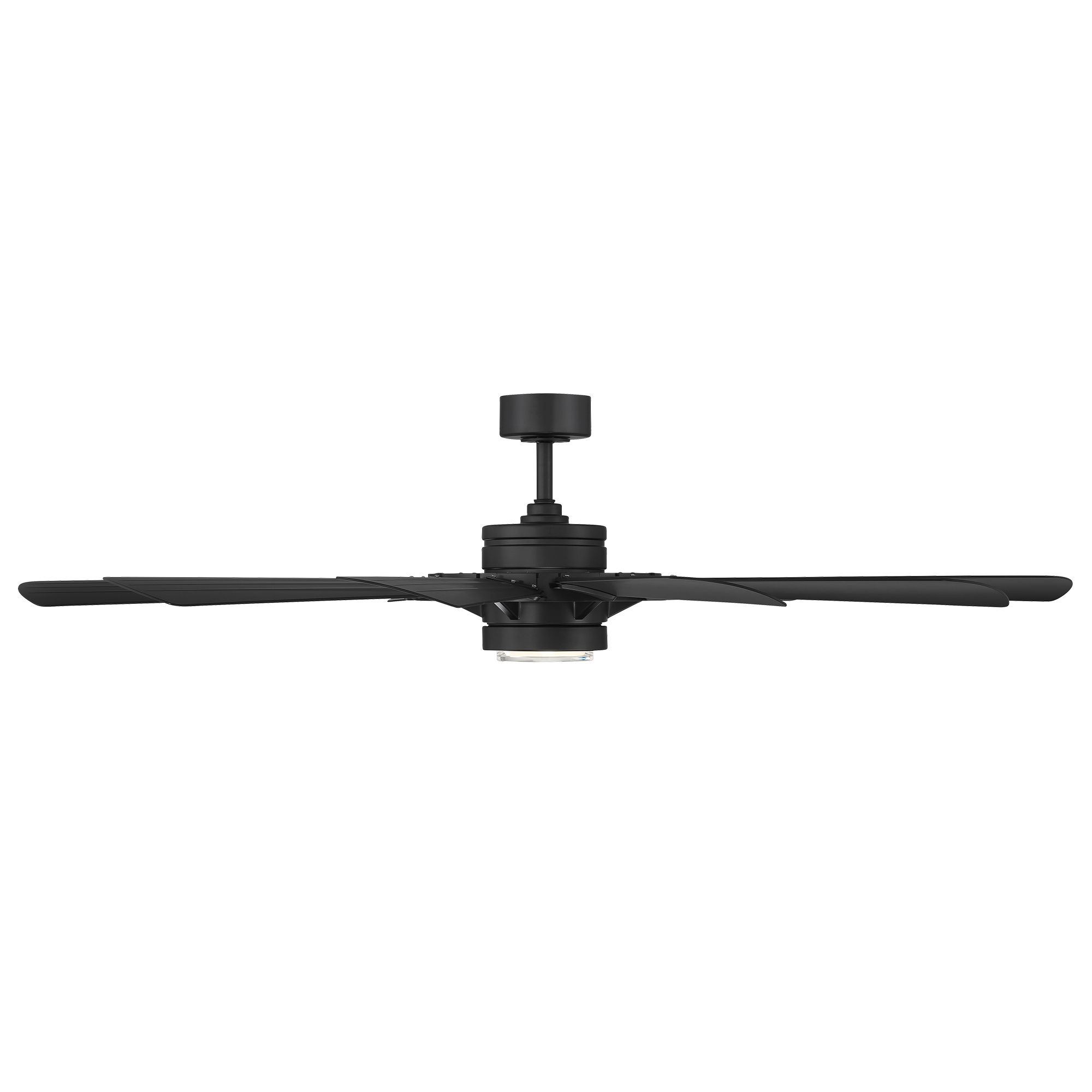 Image 2 65" Modern Forms Wyndmill Black 2700K LED Smart Ceiling Fan Made to Or more views