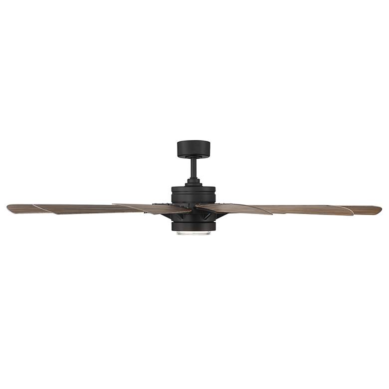 Image 4 65" Modern Forms Wyndmill Black Barnwood 2700K LED Smart Ceiling Fan more views