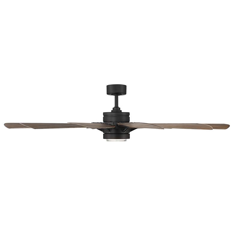 Image 4 65 inch Modern Forms Wyndmill Black Barnwood 2700K LED Smart Ceiling Fan more views