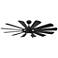 65" Modern Forms Wyndmill Matte Black 2700K LED Smart Ceiling Fan