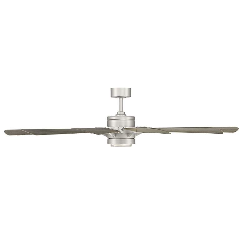 Image 3 65" Modern Forms Wyndmill Steel 2700K LED Smart Ceiling Fan more views