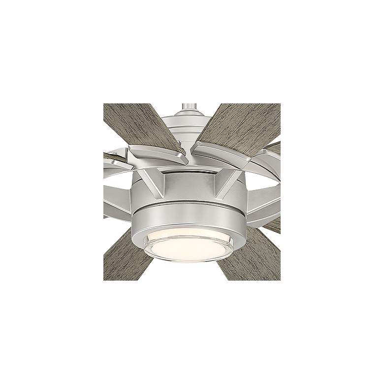 Image 4 65" Modern Forms Wyndmill Steel 3500K LED Smart Ceiling Fan more views