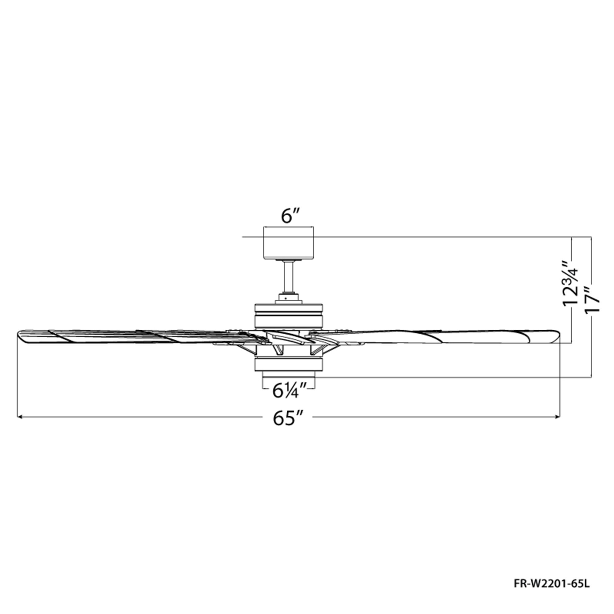 Image 5 65" Modern Forms Wyndmill Steel LED Smart Indoor/Outdoor Ceiling Fan more views