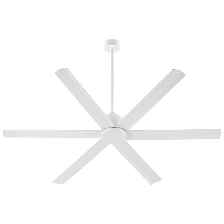 Image 1 65" Quorum Titus Studio White Ceiling Fan