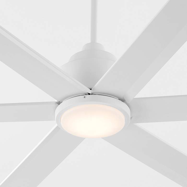 Image 6 65" Quorum Titus Studio White Ceiling Fan more views