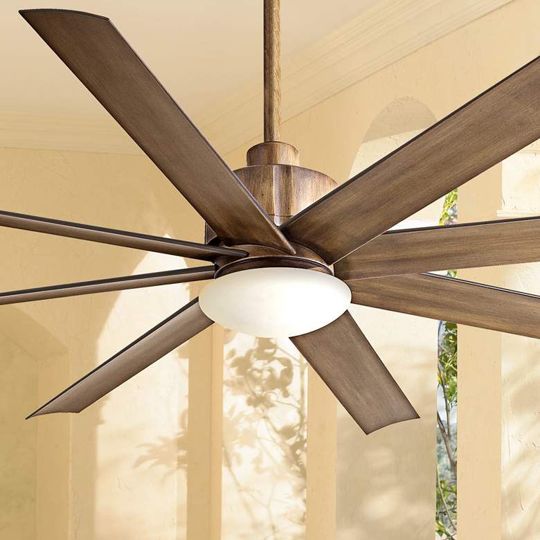 Image 1 65 inch Slipstream Distressed Koa Outdoor Ceiling Fan