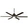 65" Ultra Breeze Bronze LED Wet Ceiling Fan with Remote