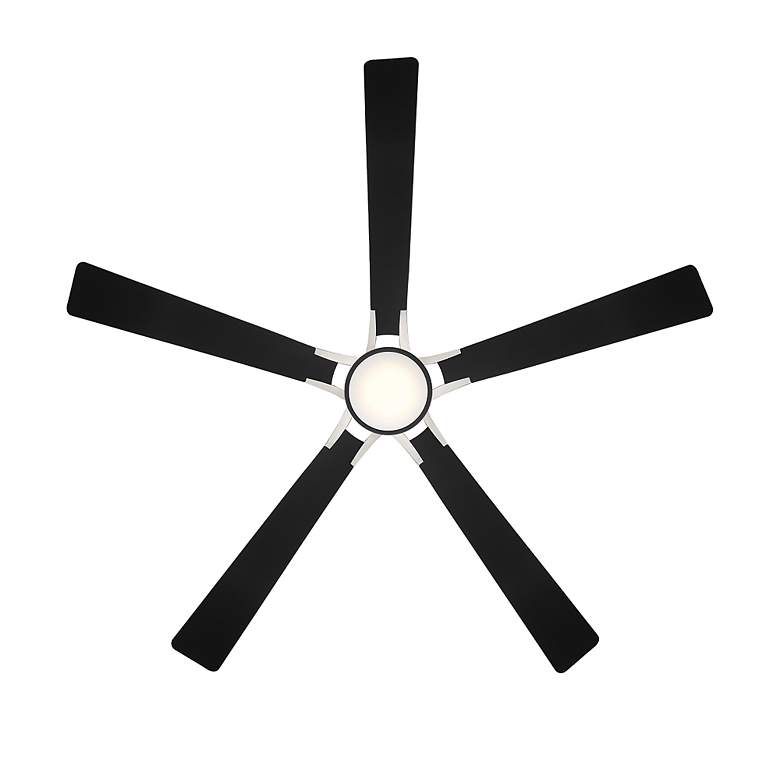 Image 4 65" WAC Rotary Matte Black and Brushed Nickel Ceiling Fan more views