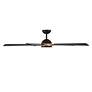 Thumbnail3 of 65" WAC Rotary Matte Black LED Smart Ceiling Fan more views