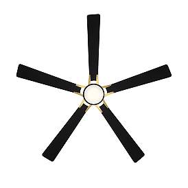 Image4 of 65" WAC Rotary Matte Black LED Smart Ceiling Fan more views