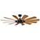 65" WAC Windmill Matte Black Smart Outdoor LED Ceiling Fan