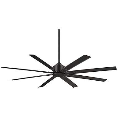 65" Minka Aire Xtreme H2O Coal Black Wet Rated Ceiling Fan with Remote