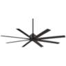 65" Minka Aire Xtreme H2O Coal Wet Ceiling Fan with Remote Control