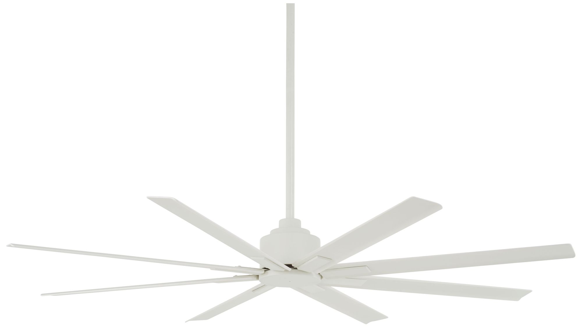65" Minka Aire Xtreme H2O Flat White Wet Ceiling Fan with Remote