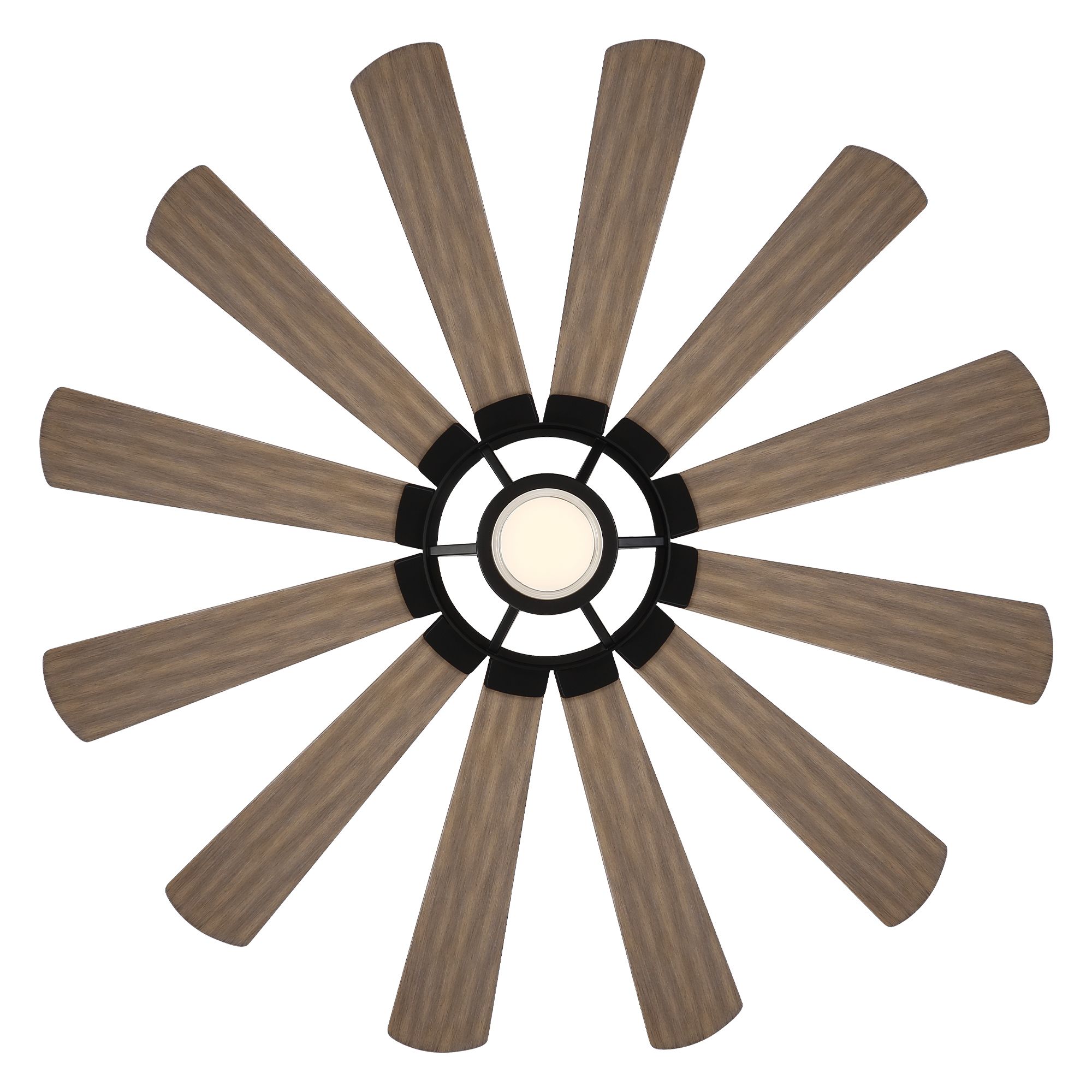 Image 5 65" Modern Forms Wyndmill Barnwood LED Smart Ceiling Fan Made to Order more views