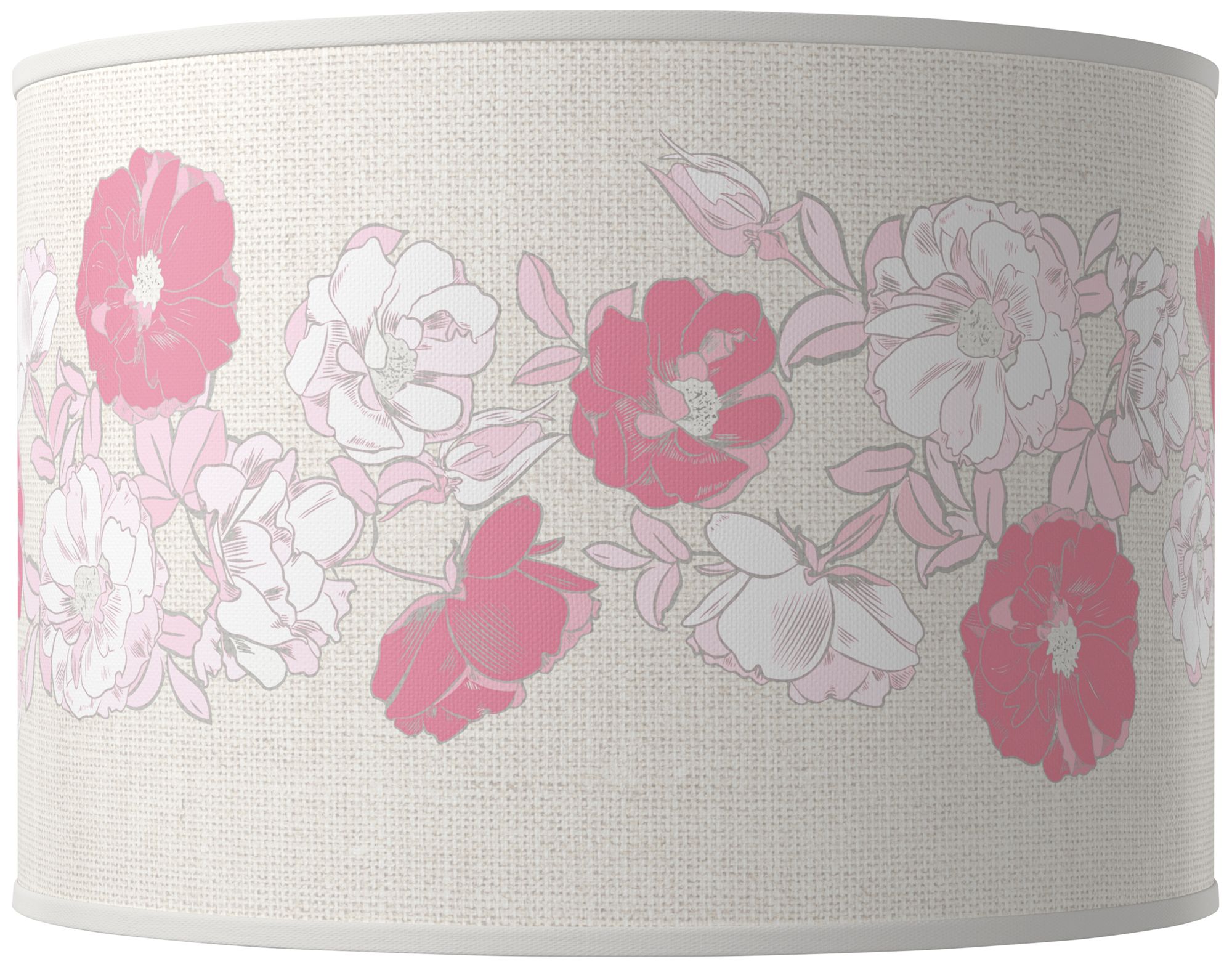 Color Plus Ovo 28 1/2" High Rose Bouquet Shade Haute Pink Table Lamp