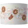 Burnt Almond Rose Bouquet Double Gourd Table Lamp