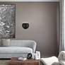 Livex Piedmont 9.75" Wide 1-Light Black Modern Wall Sconce in scene