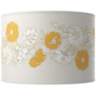 Color Plus Double Gourd 29 1/2&quot; Rose Bouquet Marigold Yellow Lamp