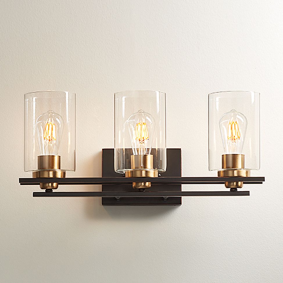 Brass Antique Brass, Contemporary, Bathroom Lighting Lamps Plus