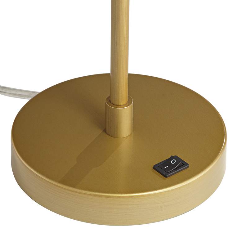 Image 2 65P99 - Antique Brass Desk Lamp Powder Coated more views