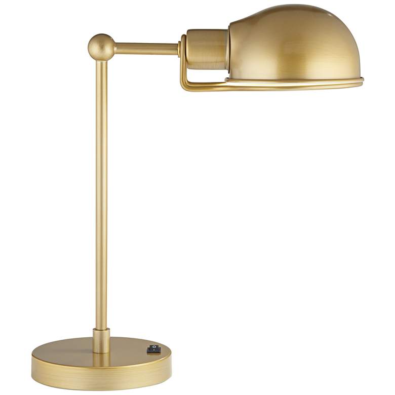 Image 3 65P99 - Antique Brass Desk Lamp Powder Coated more views