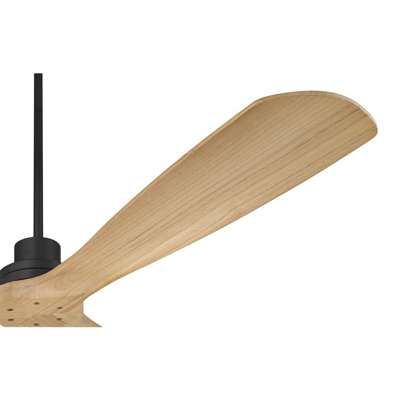 Image 4 66" Casa Delta DC XL Matte Black Outdoor Ceiling Fan more views