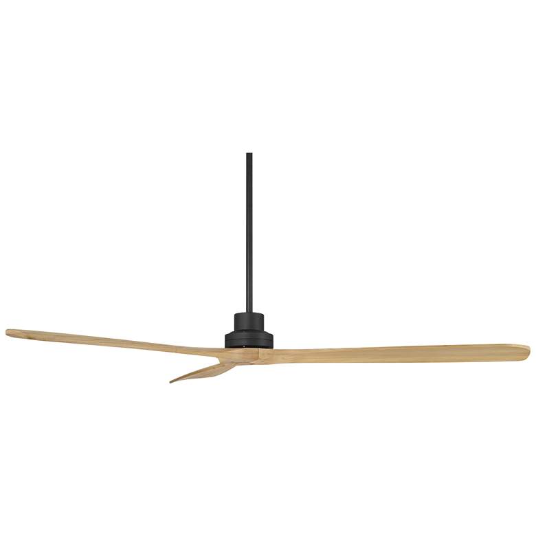 Image 6 66" Casa Delta DC XL Matte Black Outdoor Ceiling Fan more views
