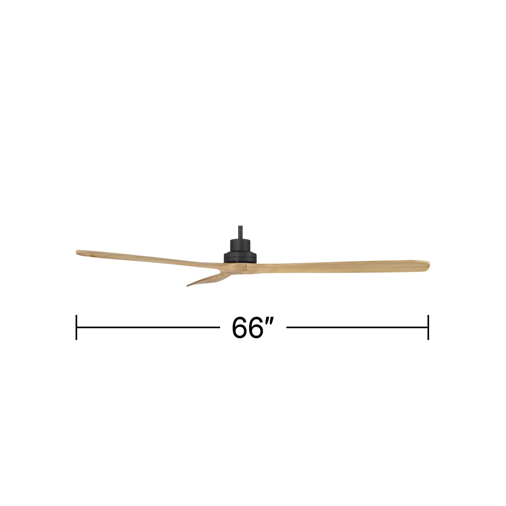 Watch A Video About the 66 Casa Delta DC XL Matte Black Outdoor Ceiling Fan
