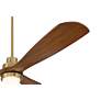 5_66" Casa Delta DC XL Soft Brass LED Ceiling Fan with Remote more views