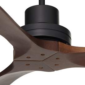 Image3 of 66" Casa Delta DC XL Walnut Outdoor Ceiling Fan with Remote Control more views