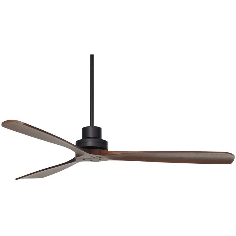 Image 6 66" Casa Delta DC XL Walnut Outdoor Ceiling Fan with Remote Control more views